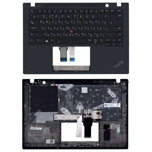 Клавиатура для ноутбука Lenovo ThinkPad T14s gen 2 топкейс клавиатура для ноутбука lenovo thinkpad t490s fpr топкейс черный