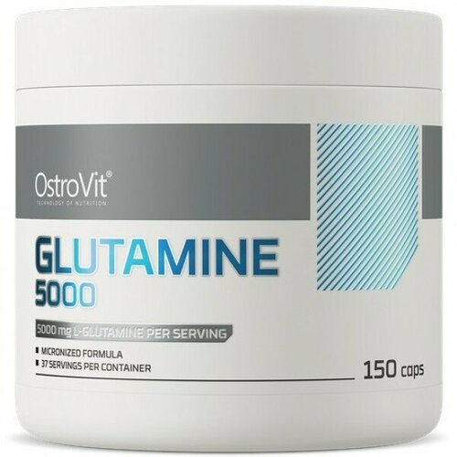 OstroVit Glutamine 5000 mg - 150 капсул ostrovit supreme capsules bcaa glutamine 1100 mg 150 к