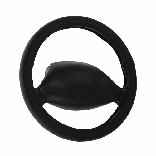 Оплетка на руль Nova Bright экокожа перфорированная черная M 1345₽