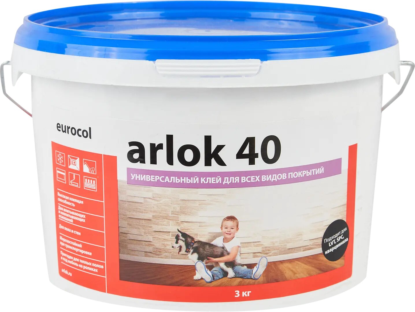 Клей контактный Arlok 40 универсальный 3 кг