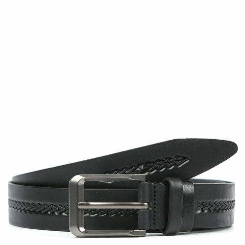 фото Ремень fabretti, размер 125, черный