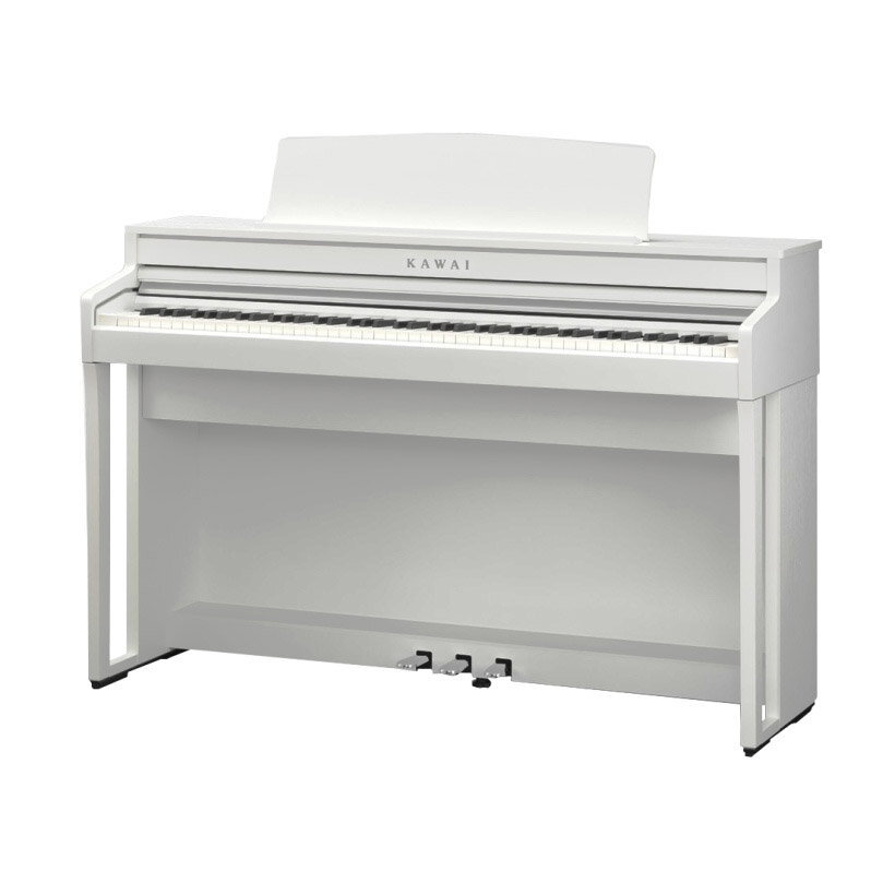 KAWAI CA49W - цифр. пианино, механика GFC, OLED дисплей, 19 тембров, 20 ВТ x 2, цвет белый матовый