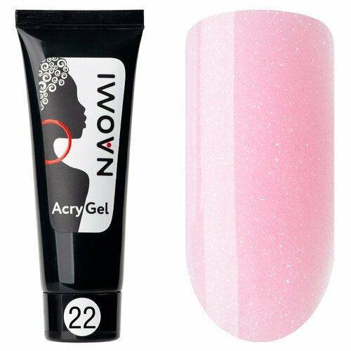 naomi acrygel 15гр в тубе new 21 молочный мерцание Naomi AcryGel, 15гр (в тубе) NEW 22 Нежно-розовый (мерцание)