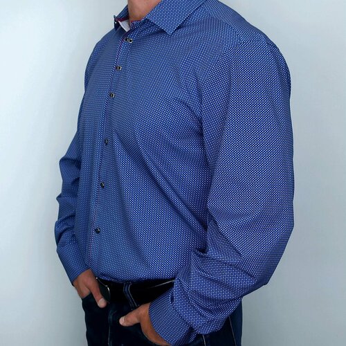 фото Рубашка getoni, размер 2xl, синий