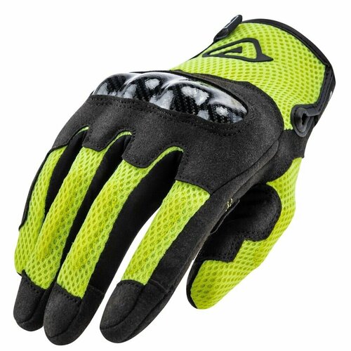 фото Мотоперчатки мужские летние acerbis ce ramsey my vented black/yellow, xl