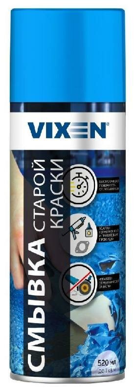 Vixen VX-90000, Смывка старой краски аэрозоль, 520 мл — фото 12
