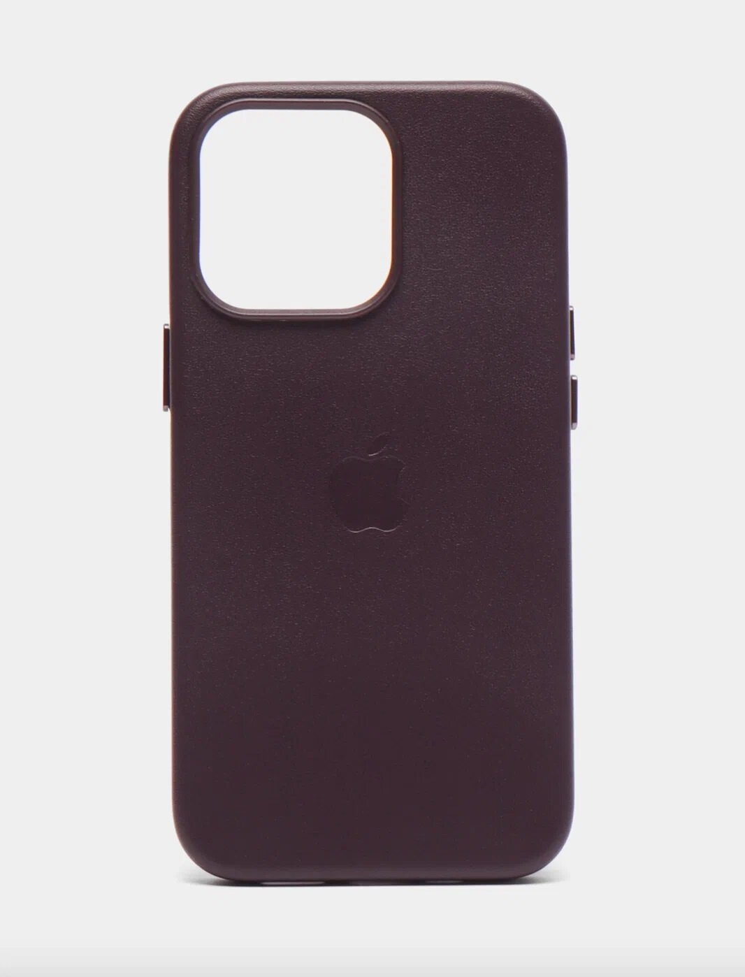 Кожаный чехол Leather Case для iPhone 13 , фиолетовый