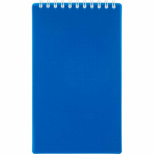 Блокнот 100х170 л Attache Economy мет гребень пласт обл синий клетка 2 штуки 383₽