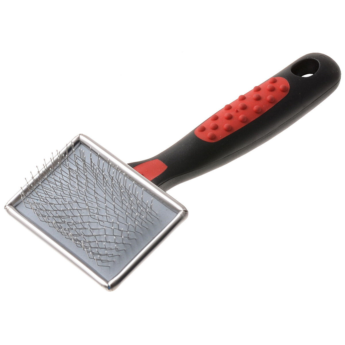 фото Пуходерка S металлическая, с каплей, малая (блистер), Pet Line