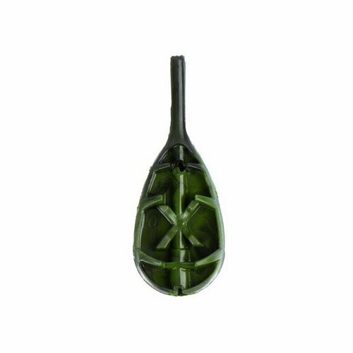 фото Груз-кормушка пластиковая pl camo flat s, цвет камо, 60 г, 10 мл x-feeder