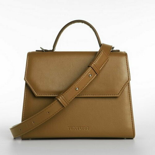 фото Сумка мессенджер textura, коричневый