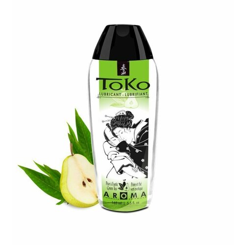 Интимный гель TOKO Pear & Exotic Green Tea с ароматом груши и зеленого чая - 165 мл. интимный гель toko lustful litchee с ароматом личи 165 мл