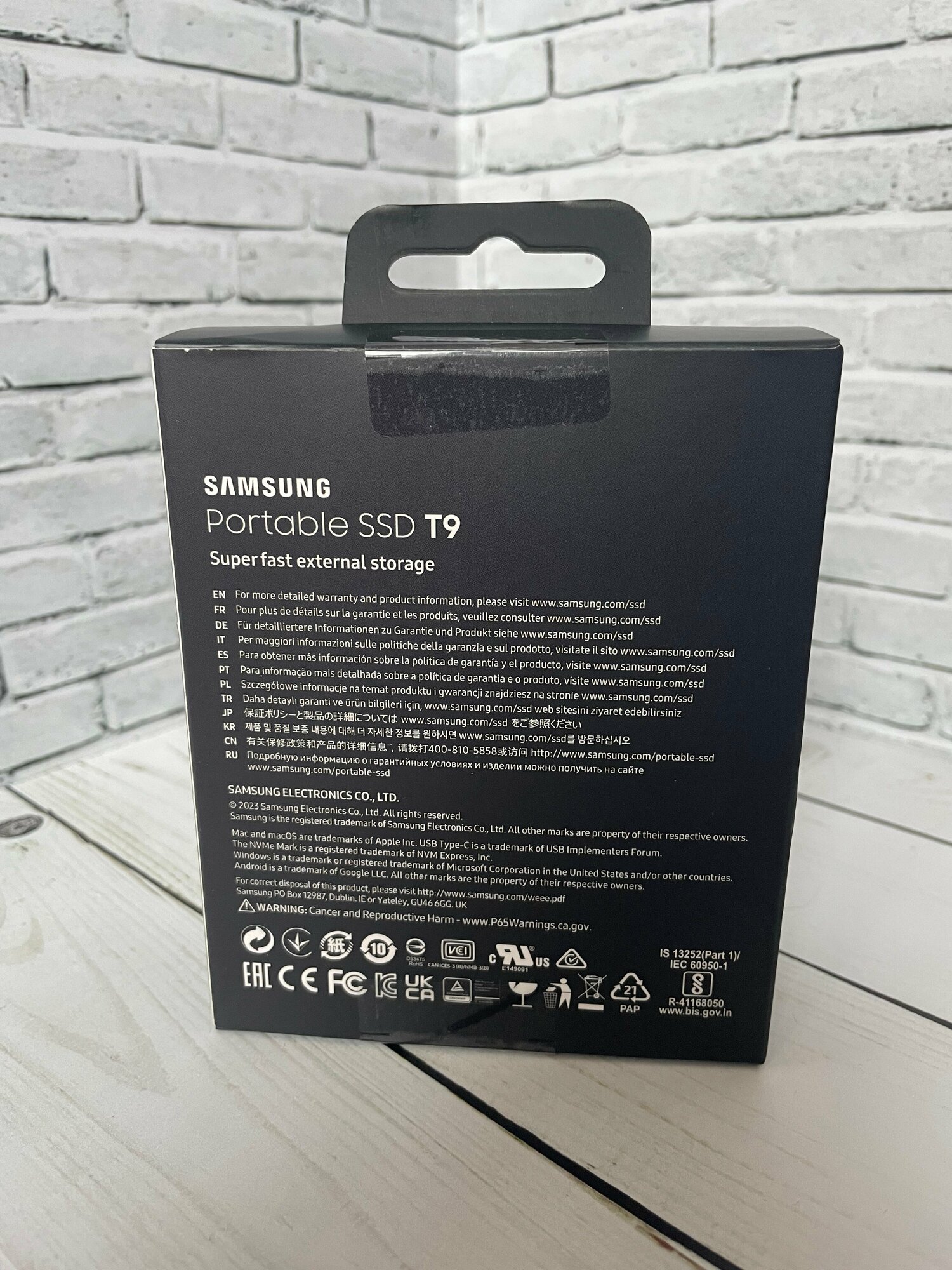 Внешний SSD Samsung T9 на 4TB