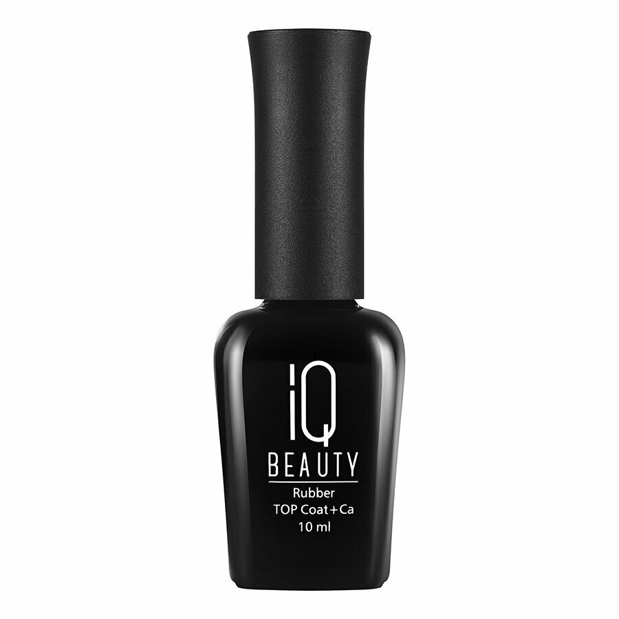 IQ BEAUTY Покрытие базовое камуфлирующее каучуковое с кальцием, фарфор & золото с шиммером 10 мл - фото №5