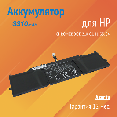 Аккумулятор PE03 для HP Chromebook 210 G1 / 11 G3 / G4 / 11 N2830 / N6R26AA (PE03XL, 766801-851) lmdtk новый pe03xl аккумулятор для ноутбука hp chromebook 210 g1 11 g3 g4 hstnn lb6m 767068 005 766801 421 tpn q151 10 8 v 36wh