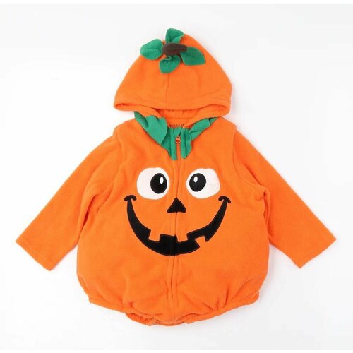 Карнавальный костюм Тыковка, р. 92, оранжевый костюм тыквы для малышей костюм тыквы яркого цвета для малышей костюм тыквы для малышей стимуляция цвета дышащая кожа