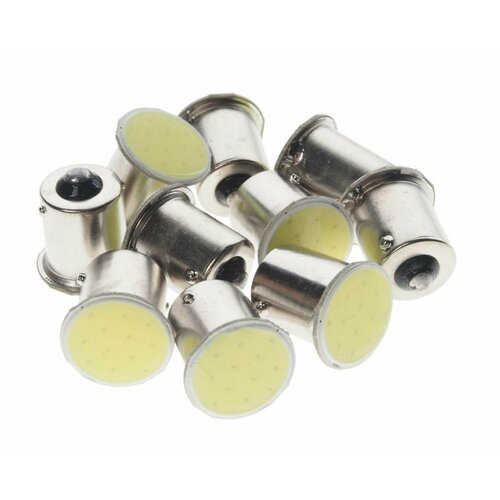 Лампа светодиодная 12V R10W BA15s COB White MEGA ELECTRIC 185₽