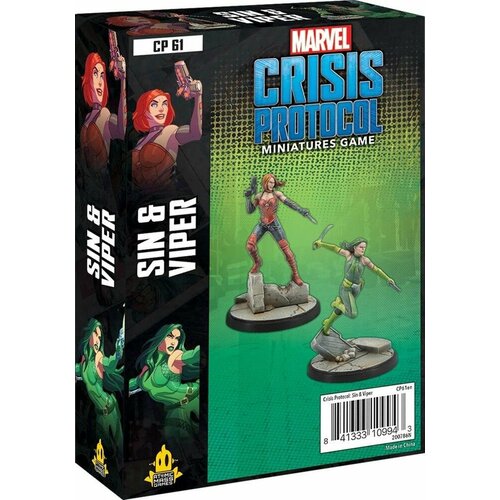 Настольная игра MARVEL CRISIS PROTOCOL: SIN AND VIPER EN