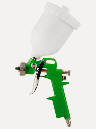 Изображение товара Краскораспылитель Eco SG-1000 (HVLP, сопло ф 1.5 мм, верхний бак 600 мл) (SG-1000H15U)
