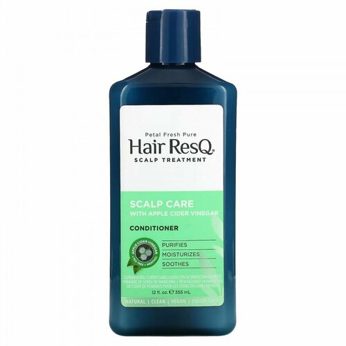 Petal Fresh, Hair ResQ, кондиционер, уход за кожей головы с яблочным уксусом, 355 мл (12 жидк. Унций) petal fresh hair resq шампунь уход за кожей головы с яблочным уксусом 355 мл 12 жидк унций