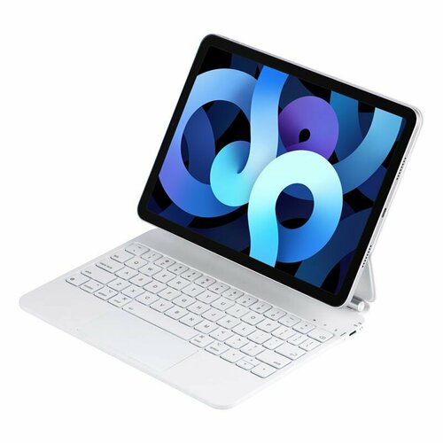 Чехол Magic Keyboard MyPads для Apple iPad Pro 11' 2022/2021/2020 дюйма с русской гравировкой