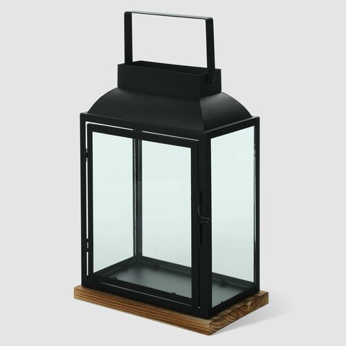 Фонарь-подсвечник Dekor pap DC01463 черный малый 11х17х22 см 7199₽