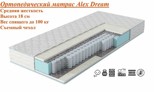 Матрас ALABRI Alex Dream 80х200х18