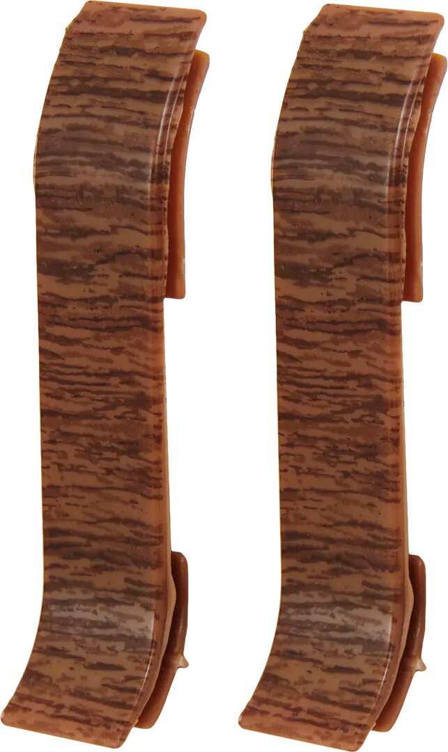 фото Соединитель для плинтуса «Дуб Натуральный», высота 62 мм, 2 шт.