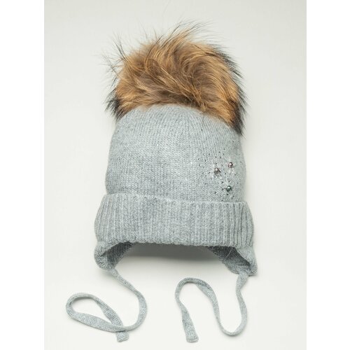 фото Шапка , размер 52, 54, серый нет бренда