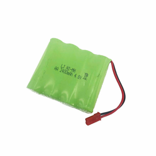 LJ Battery Аккумулятор Ni-Mh 4.8V 2400 mAh (разъем JST) - NIMH-48F-2400-JST