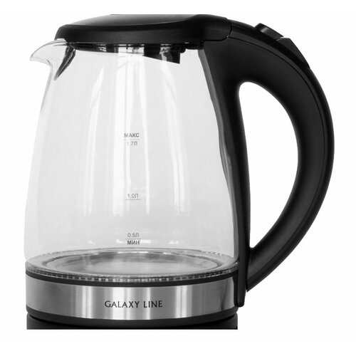 Чайник Galaxy LINE GL0560 стеклочерный 220000₽