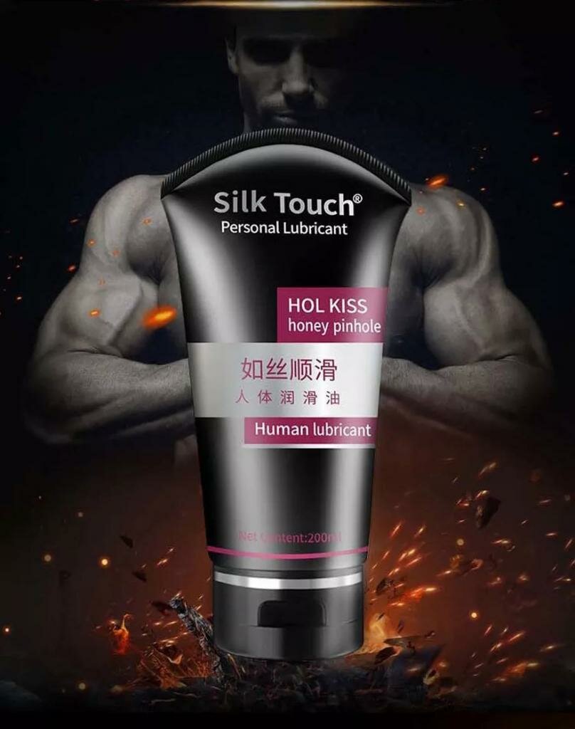 Гель-смазка Silk Touch , на водной основ, подходит для анального секса, трубки 4 см, 200мл, 1шт