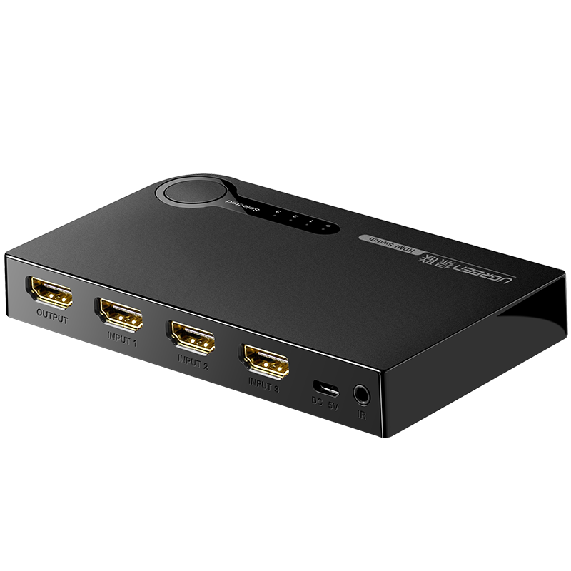 Переключатель UGREEN HDMI 3X1 Switch, черный - фото №6