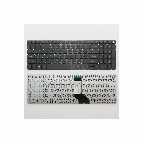Клавиатура для ноутбука Acer Aspire E5-522/E5-573, цвет черный, 1 шт keyboard клавиатура для acer для aspire e5 722 e5 772 v3 574g e5 573t e5 573 e5 573g nk i1517 00k black no frame гор enter zeepdeep