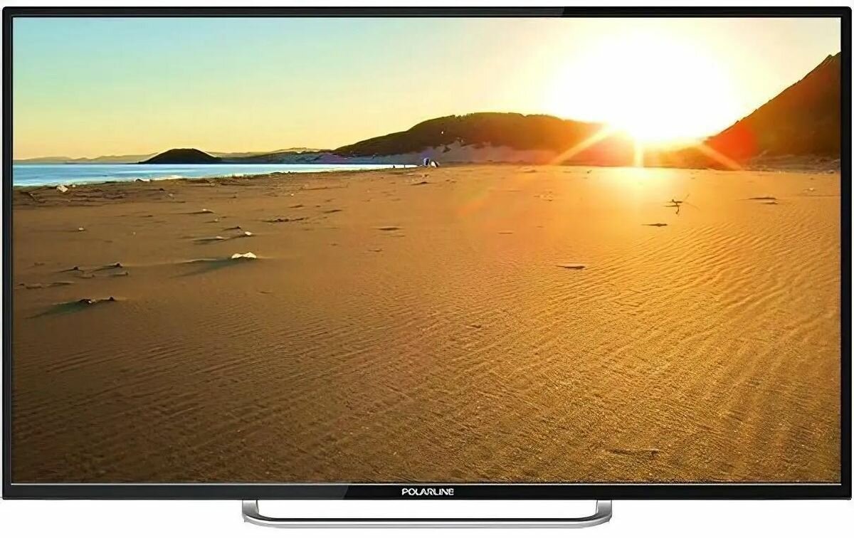 42" Телевизор POLARLINE 42PL11TC-SM, FULL HD, черный, смарт ТВ, Яндекс. ТВ