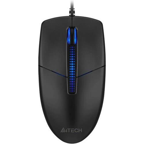 Мышь A4TECH N-530 оптическая проводная USB черный 74600₽