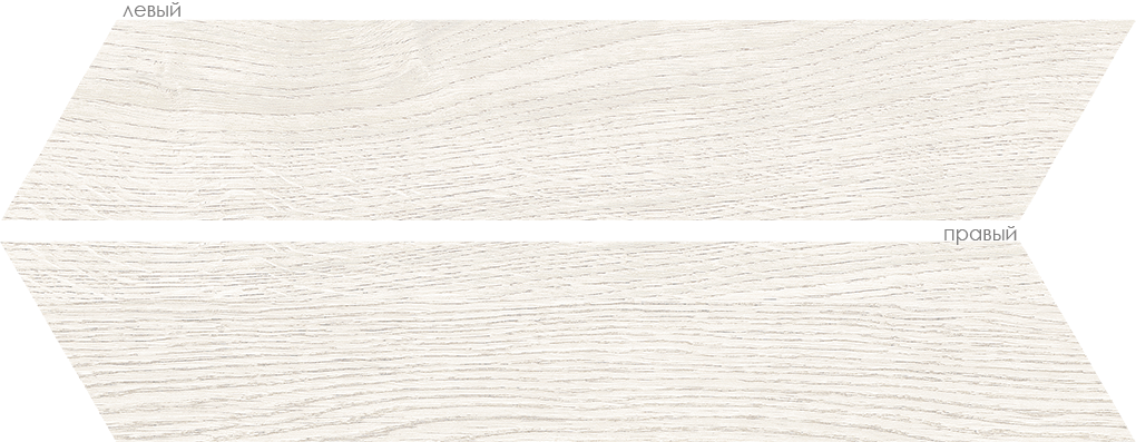 Плитка из керамогранита Oset ELEGANCE WHITE CHEV лев+прав мат для стен и пола, универсально 8x40 (цена за 0.96 м2)