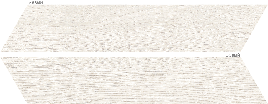 Плитка из керамогранита Oset ELEGANCE WHITE CHEV лев+прав мат для стен и пола универсально 8x40 (цена за 0.96 м2)