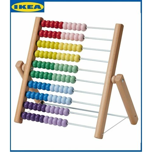 Счеты детские IKEA UNDERHALLA, разноцветные. Икеа Ундерхолла.