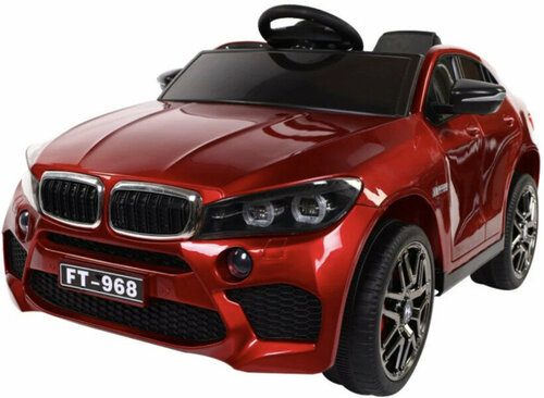 FUTAI BMW X6M 12V Электромобиль полный привод, EVA FT-968-RED-PAINT