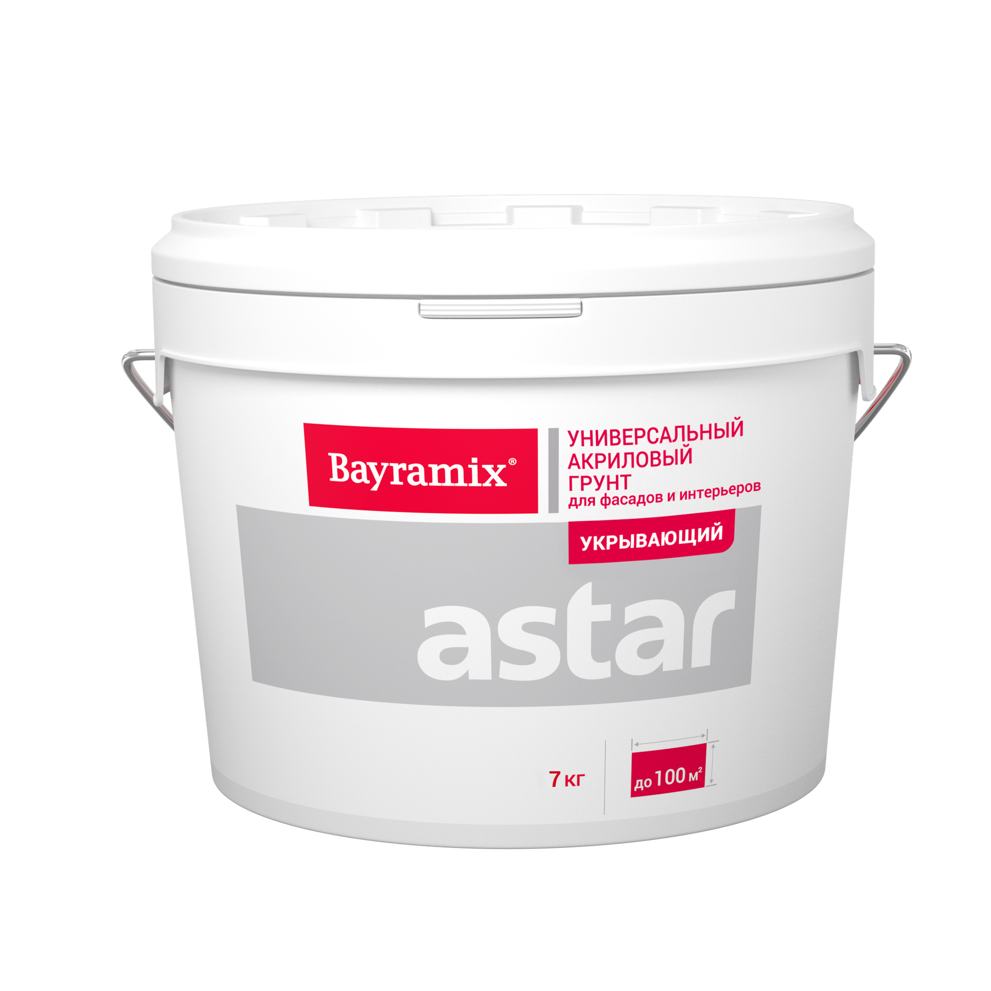 Грунт универсальный, укрывающий Bayramix Astar B1, 7.0 кг