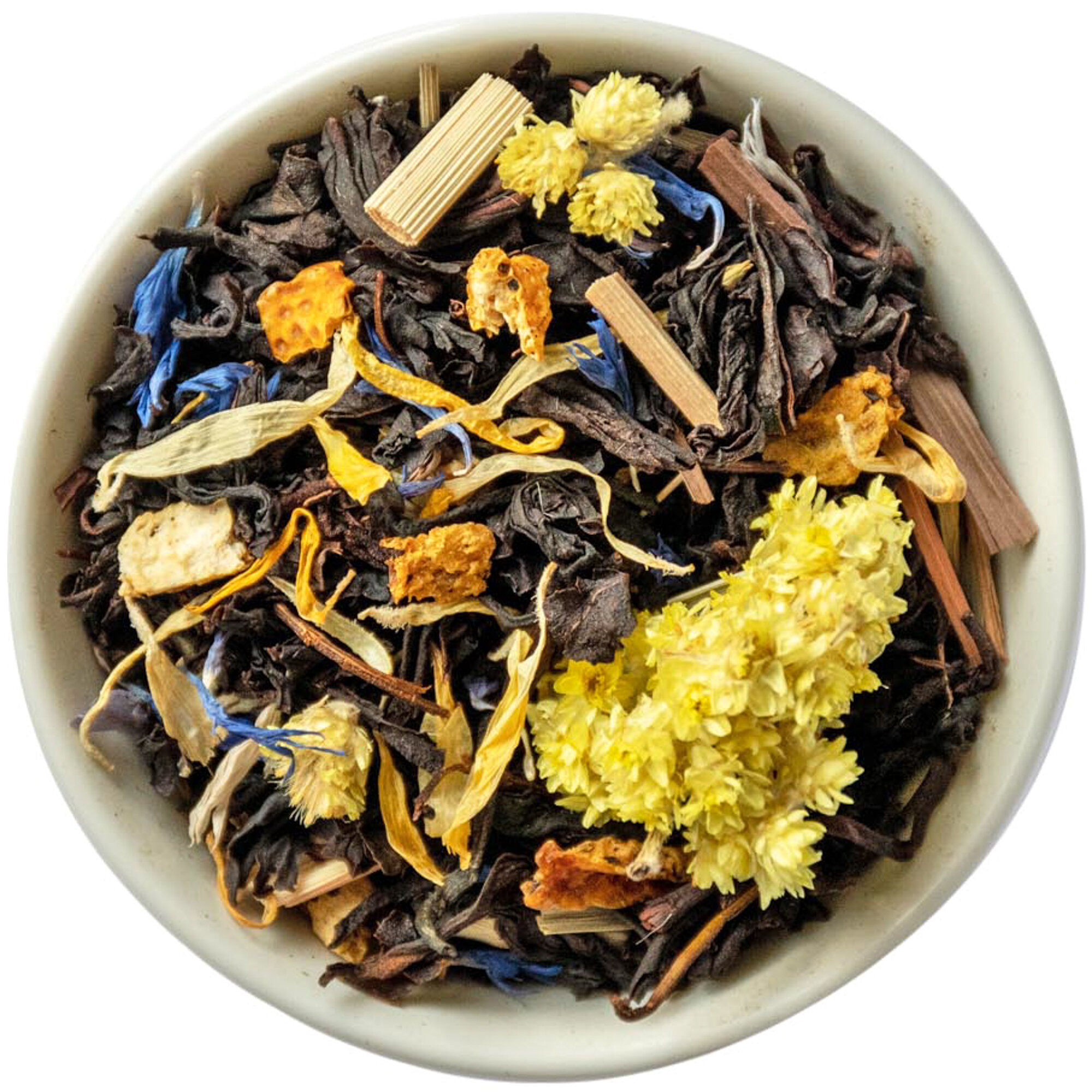 Черный индийский чай с душистыми травами "Божественный", 150гр