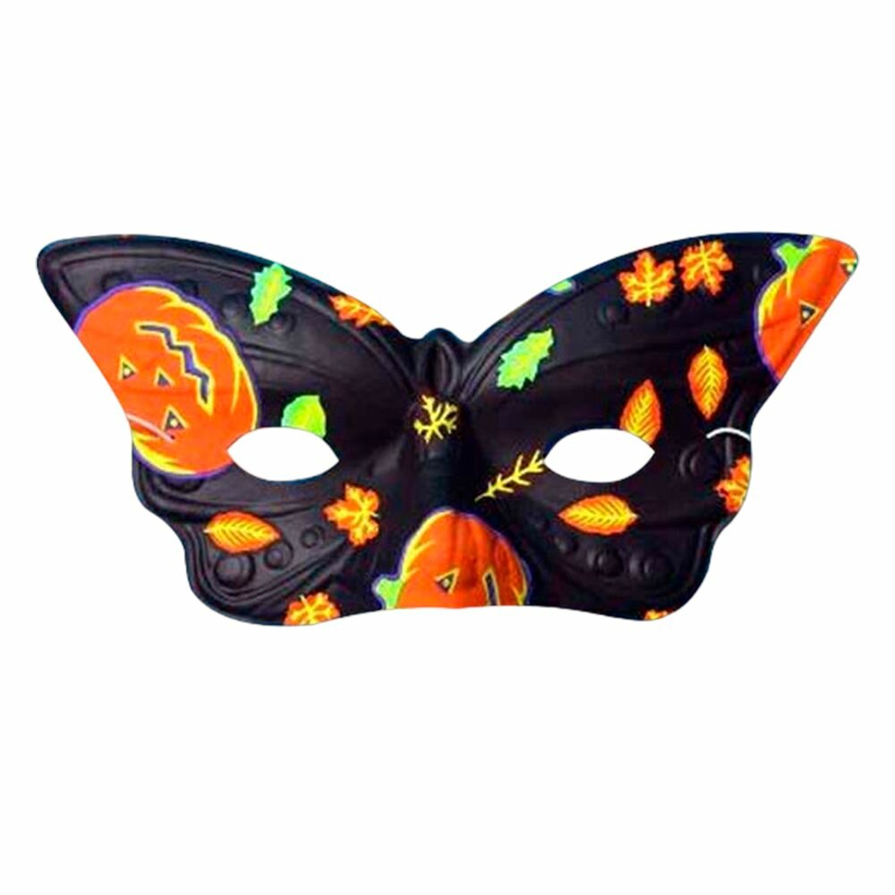 Маска карнавальная детская Бабочка с тыквами Осень