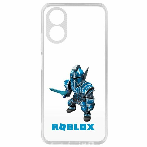 Чехол-накладка Krutoff Clear Case Roblox-Рыцарь Алар для Oppo A18 силиконовый чехол накладка бампер roblox рыцарь алар для oppo a55