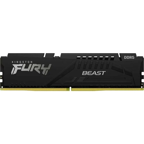 Kingston Память DDR5 32Gb 6000MHz Kingston KF560C40BB-32 Fury Beast Black RTL Gaming PC5-48000 CL40 DIMM 288-pin 1.25В dual rank с радиатором Ret