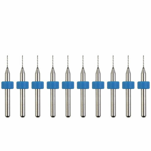 Набор твердосплавных сверл 0.5 мм 10 шт, XCAN, 1 уп.
