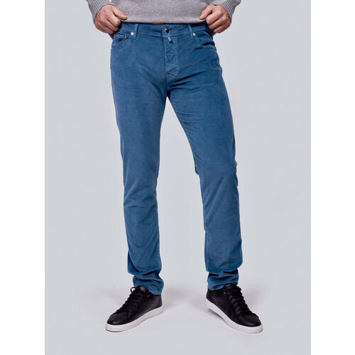 Джинсы Vilebrequin, размер 50, синий джинсы vilebrequin прямой силуэт стрейч размер 34 34 черный