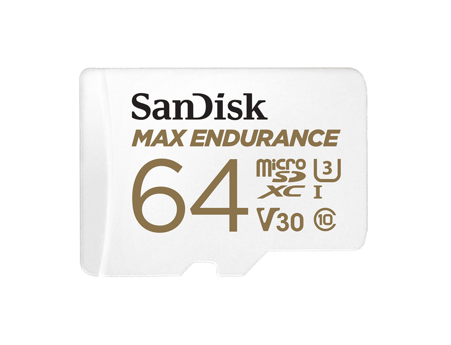 Карта памяти microSD 64 ГБ SanDisk Class 10 Max Endurance ( SDSQQVR-064G-GN6IA )