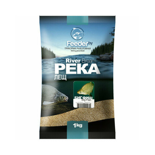 фото Прикормка рыболовная feeder.by original река лещ биг фиш 1кг