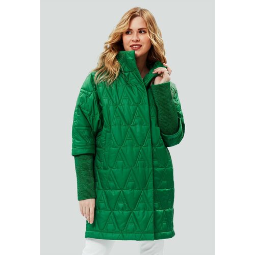 фото  куртка d'imma fashion studio молли, размер 44, зеленый